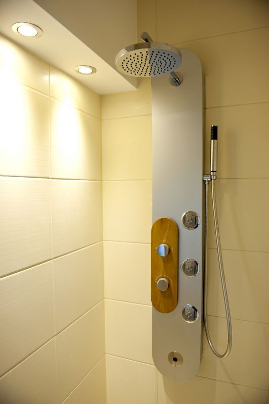 Luxury Shower with Digital Controls